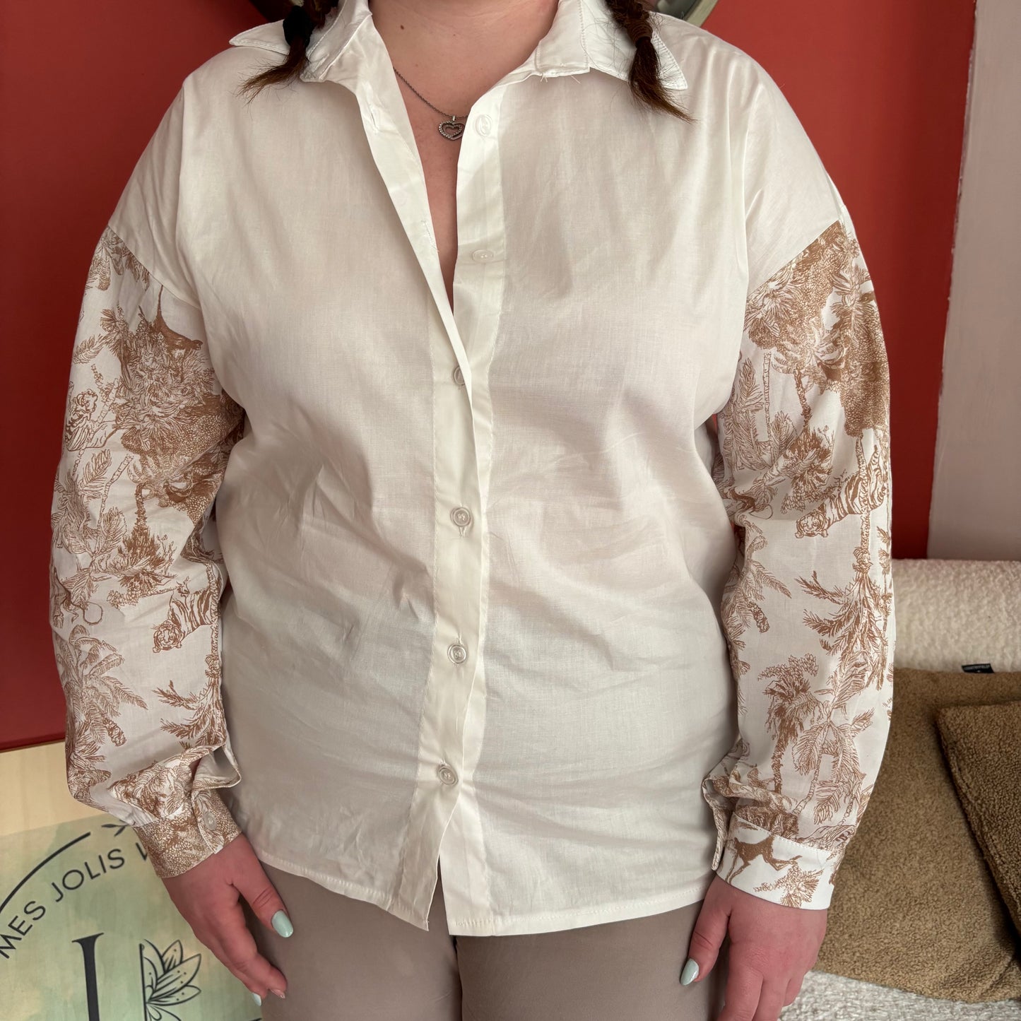 Chemise Elodie camel