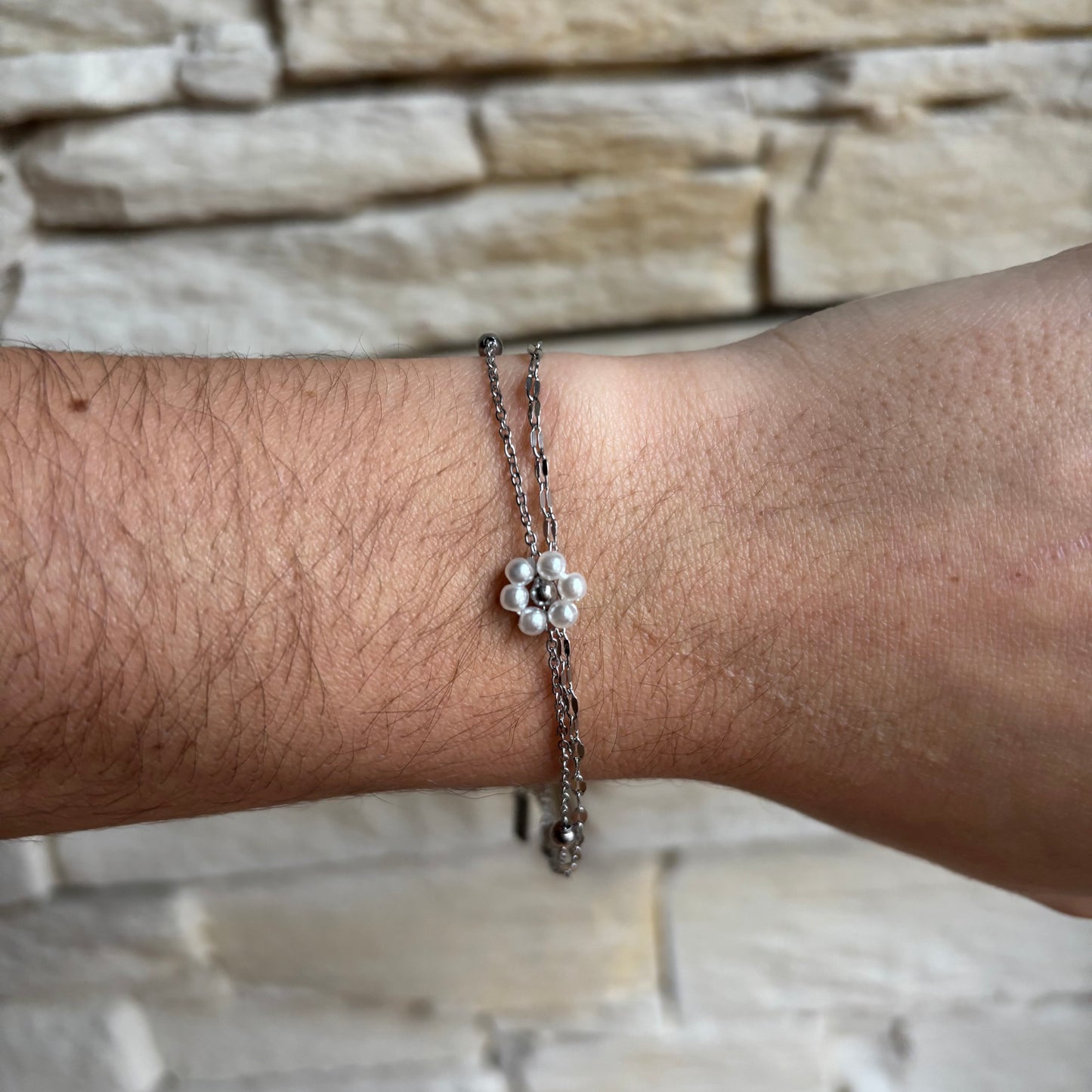 Bracelet Double Fleur