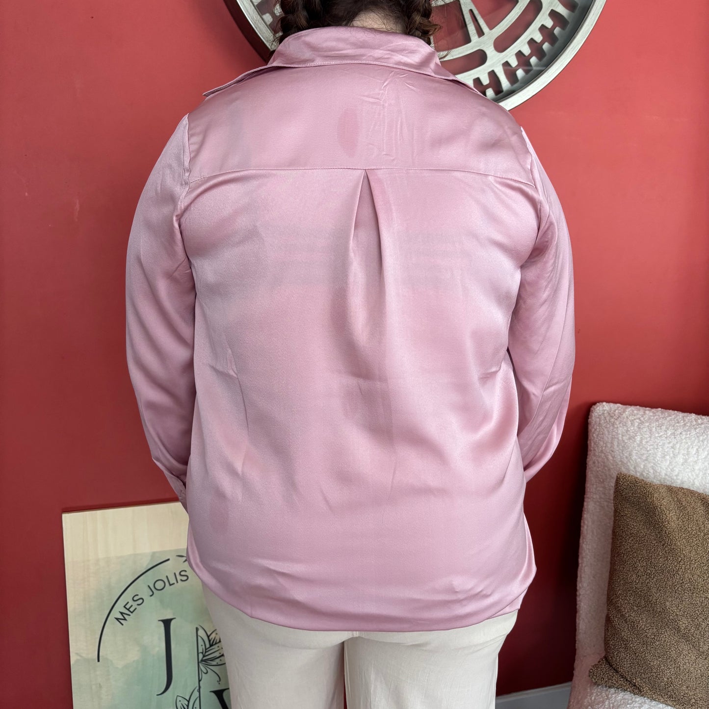 Chemise Solène Rose