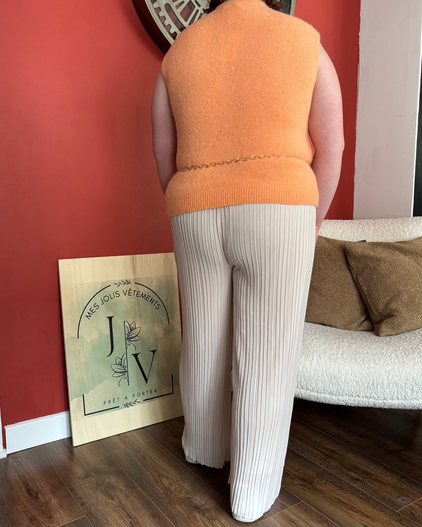 Pantalon Nora écru