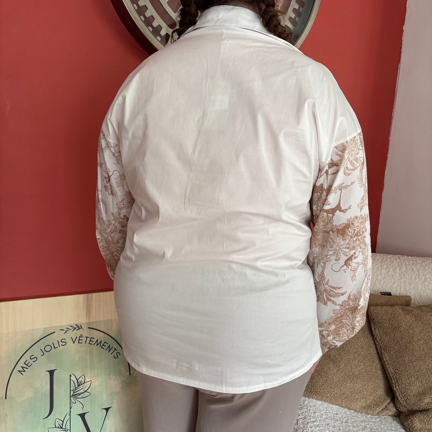 Chemise Elodie camel