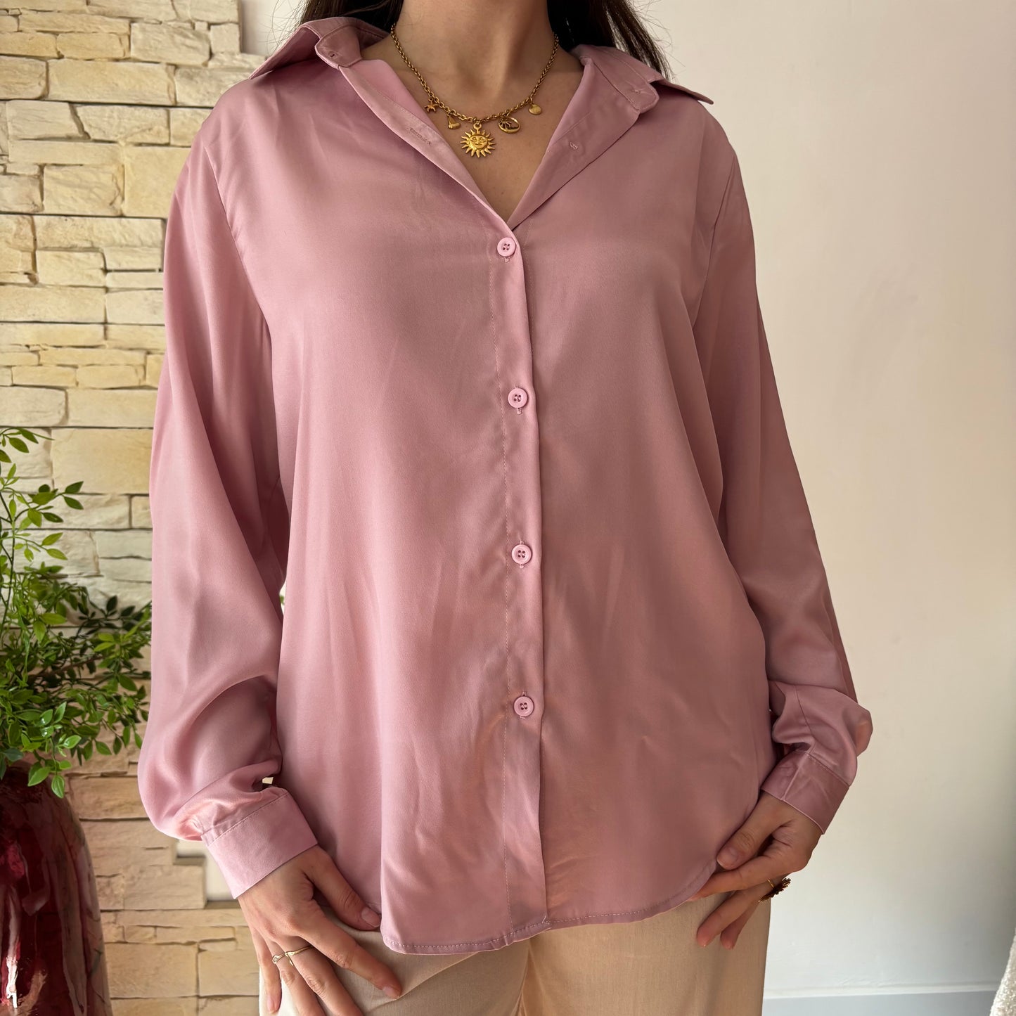 Chemise Solène Rose