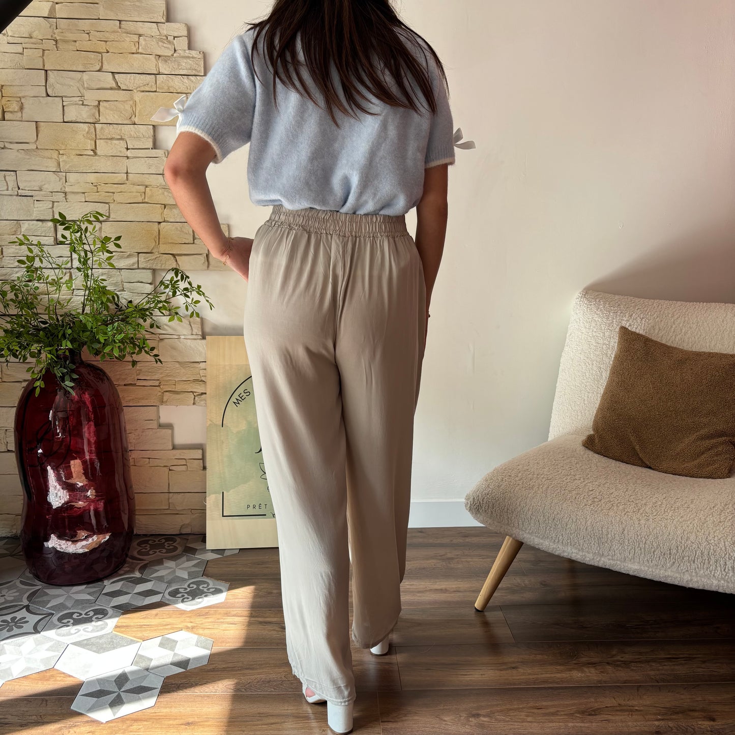 Pantalon Zoé vert