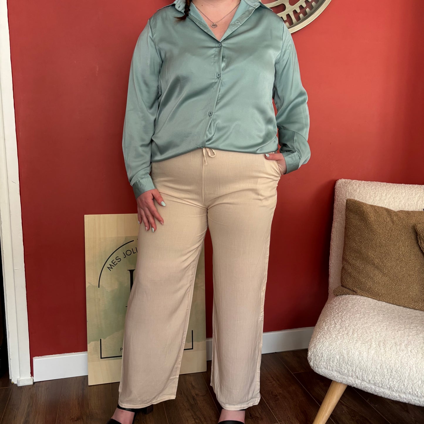 Chemise Solène Bleu