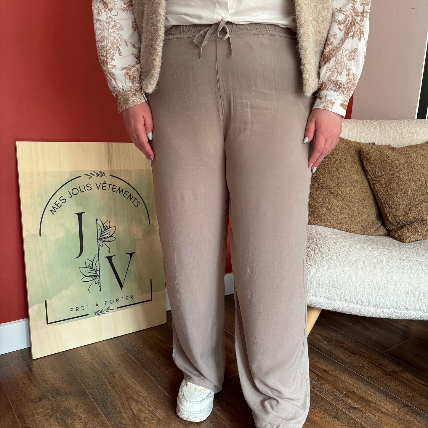 Pantalon Zoé Taupe