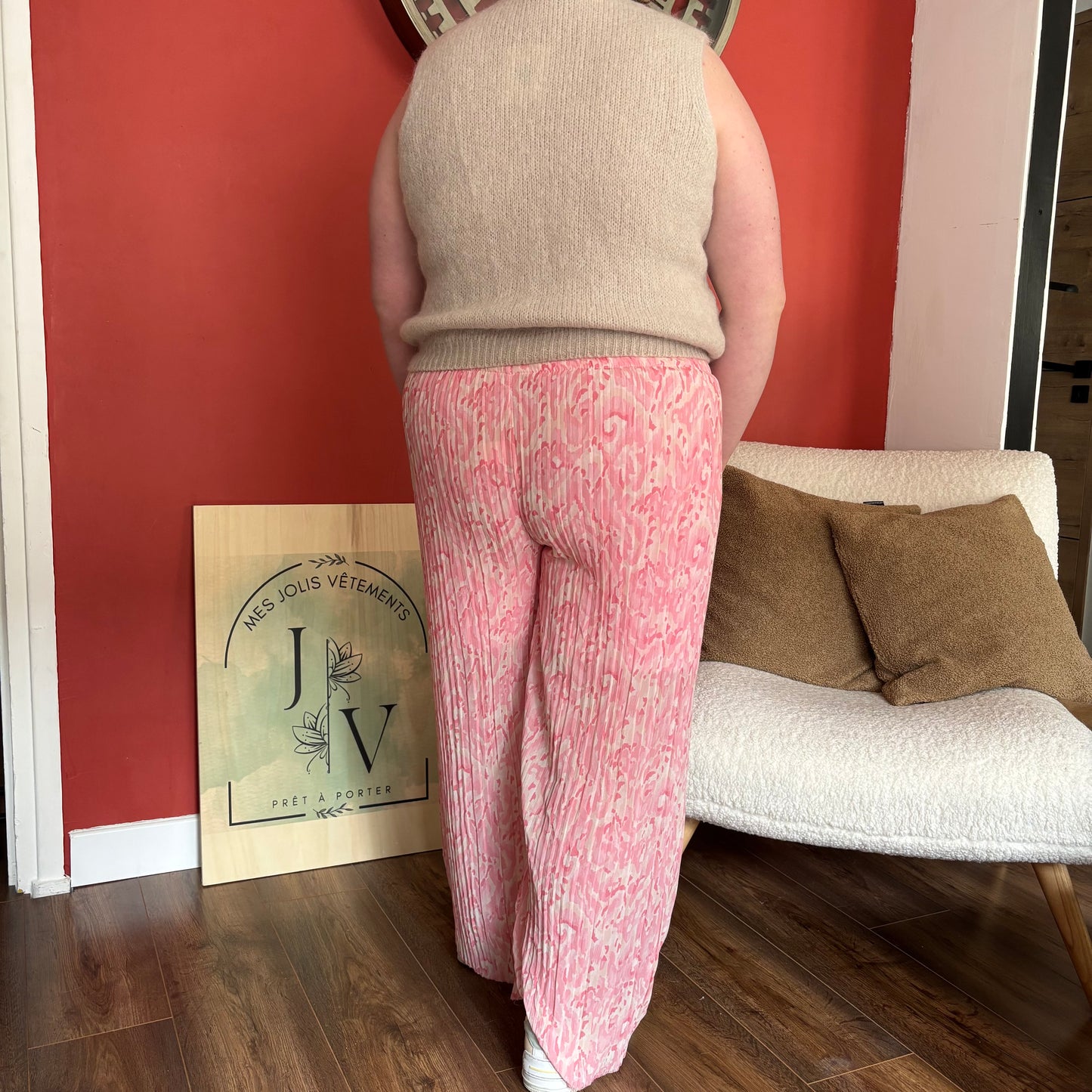 Pantalon Gladys rose