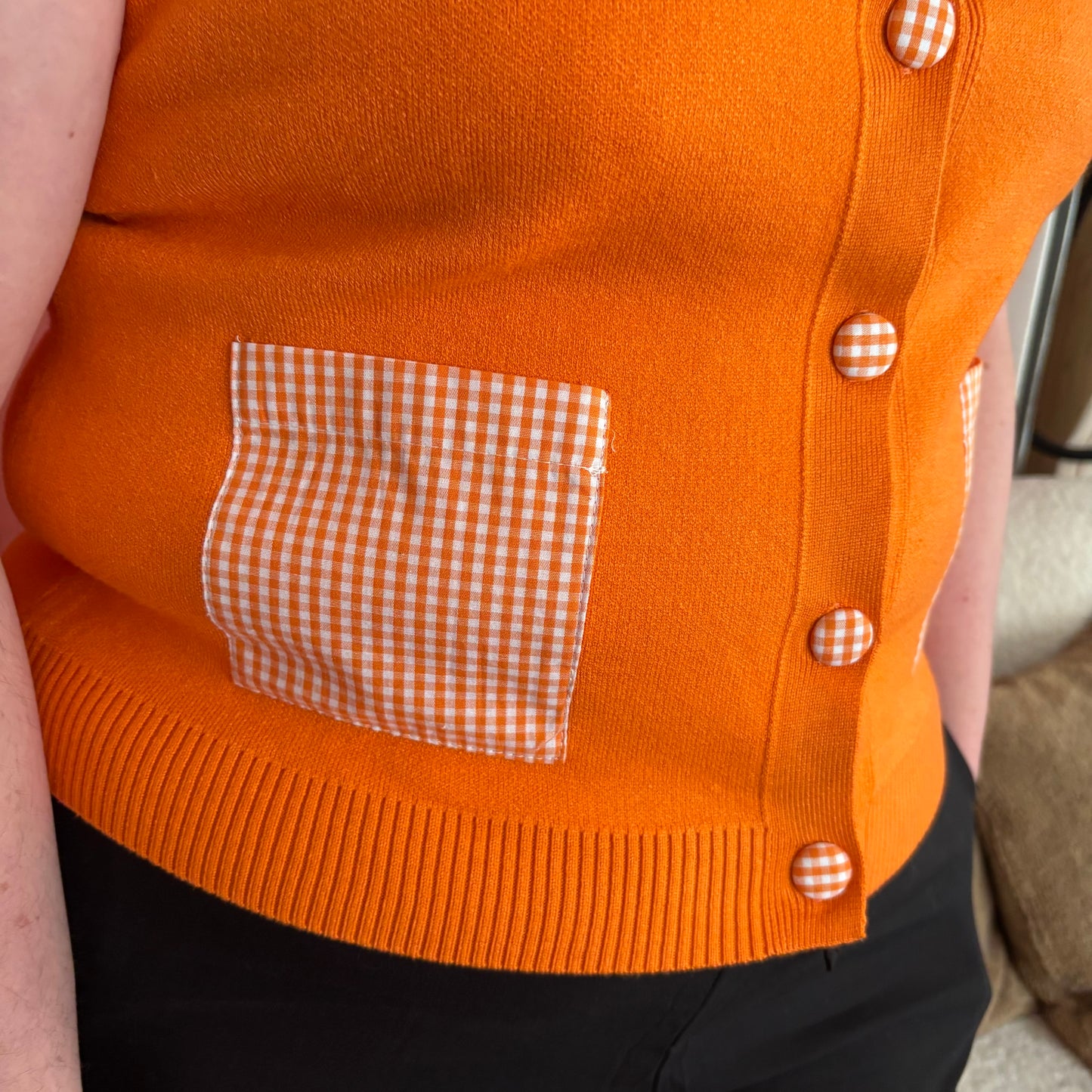 Gilet sans manche Vicky orange