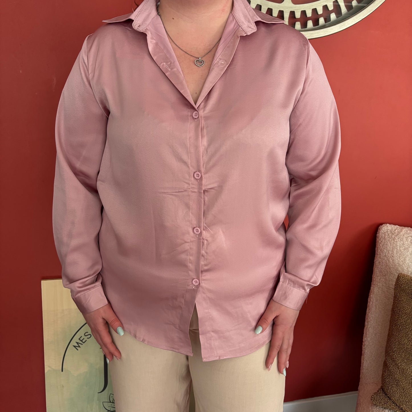 Chemise Solène Rose