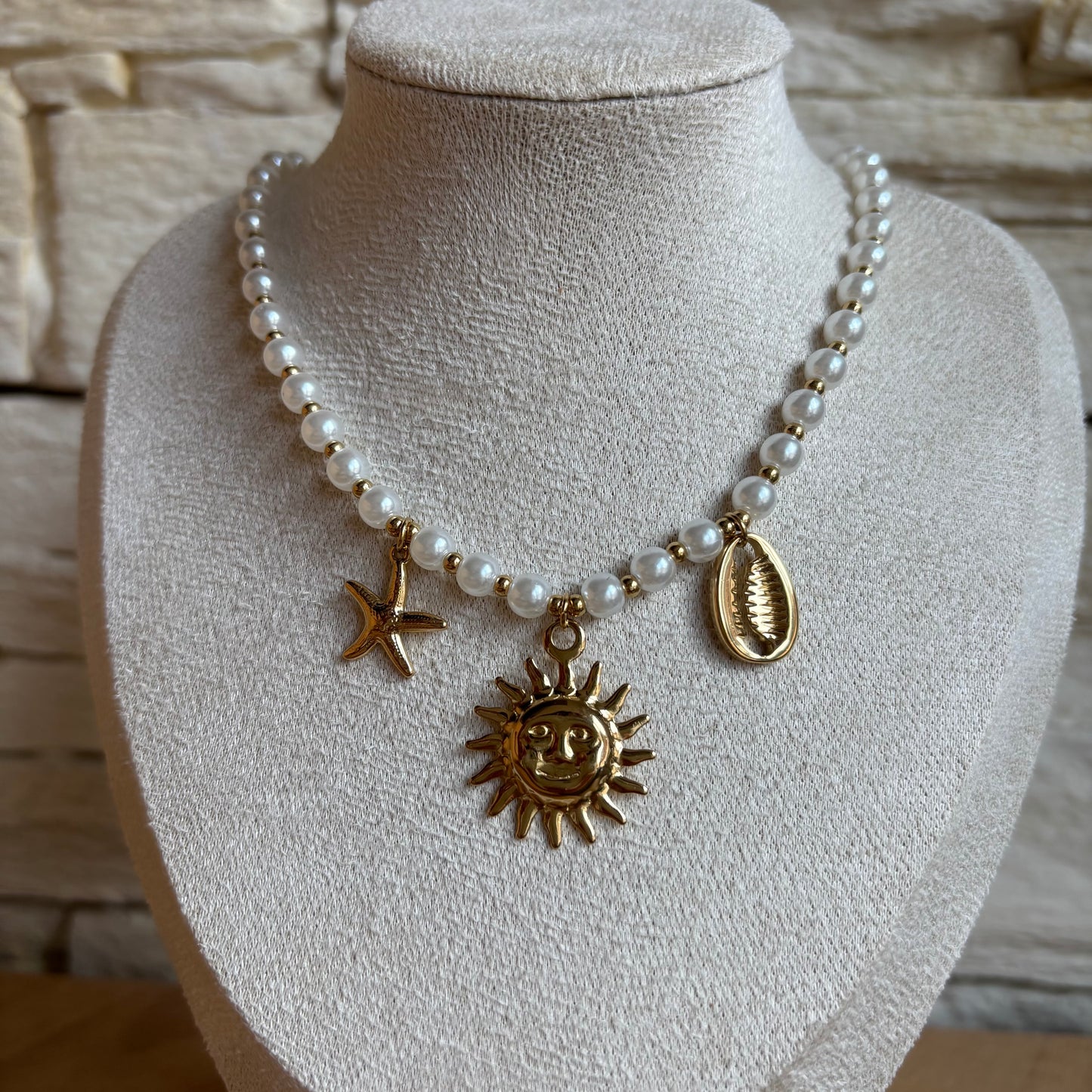 Collier Perle Plage