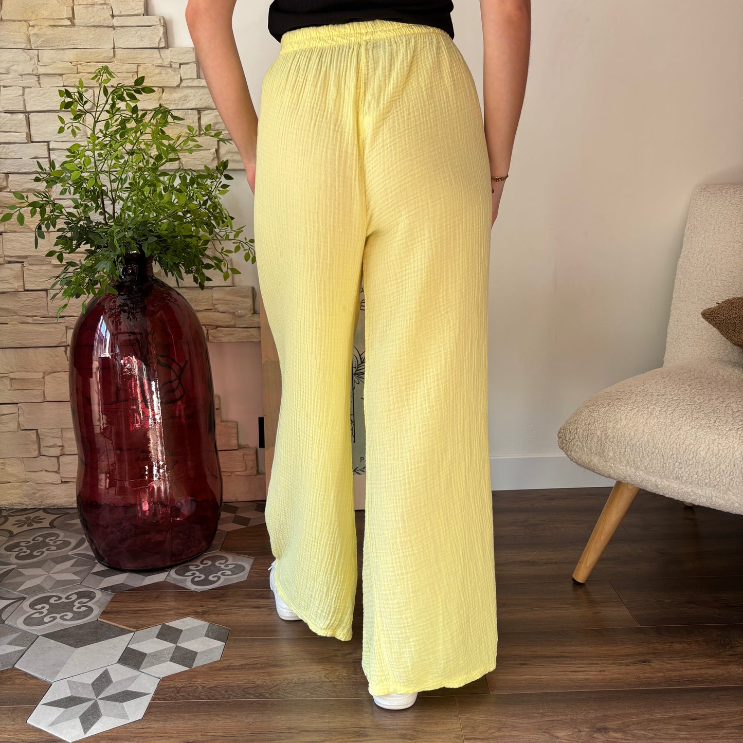 Pantalon Elena jaune