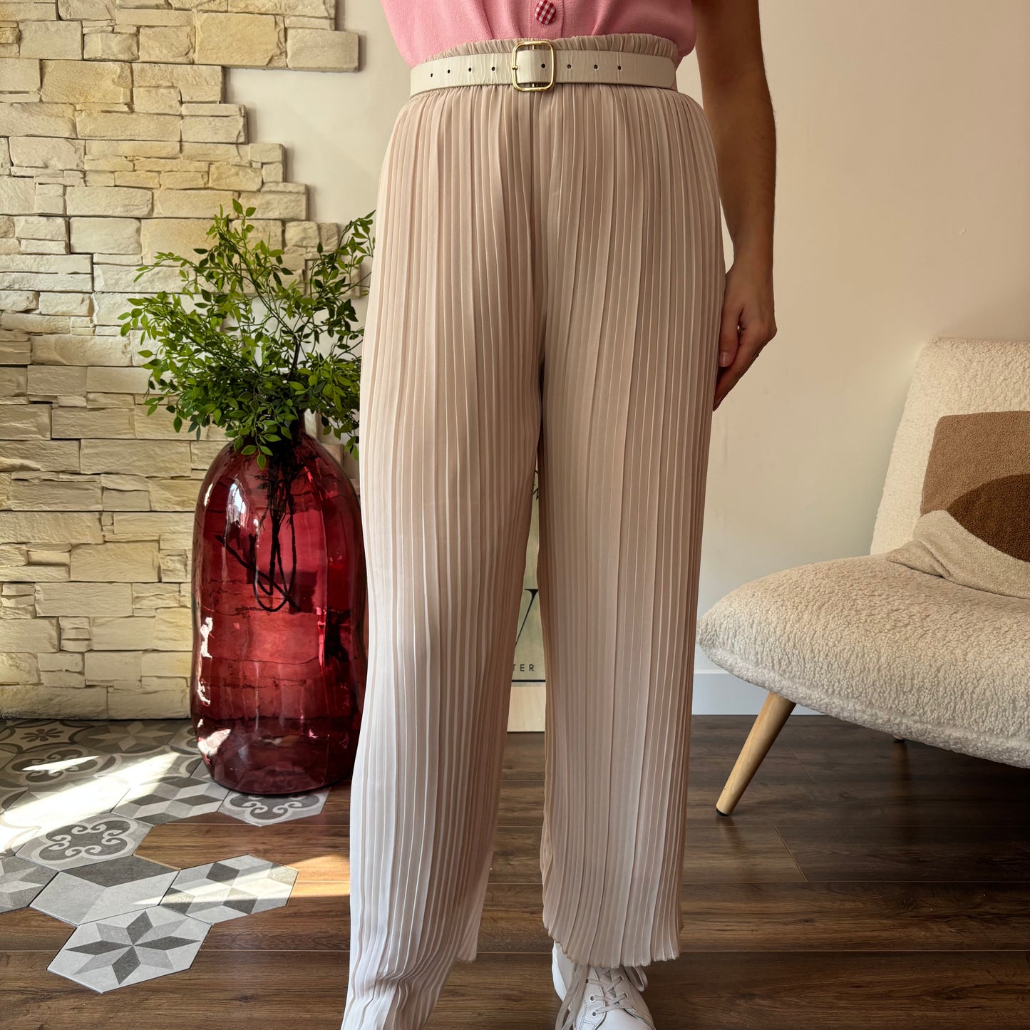 Pantalon Nora écru