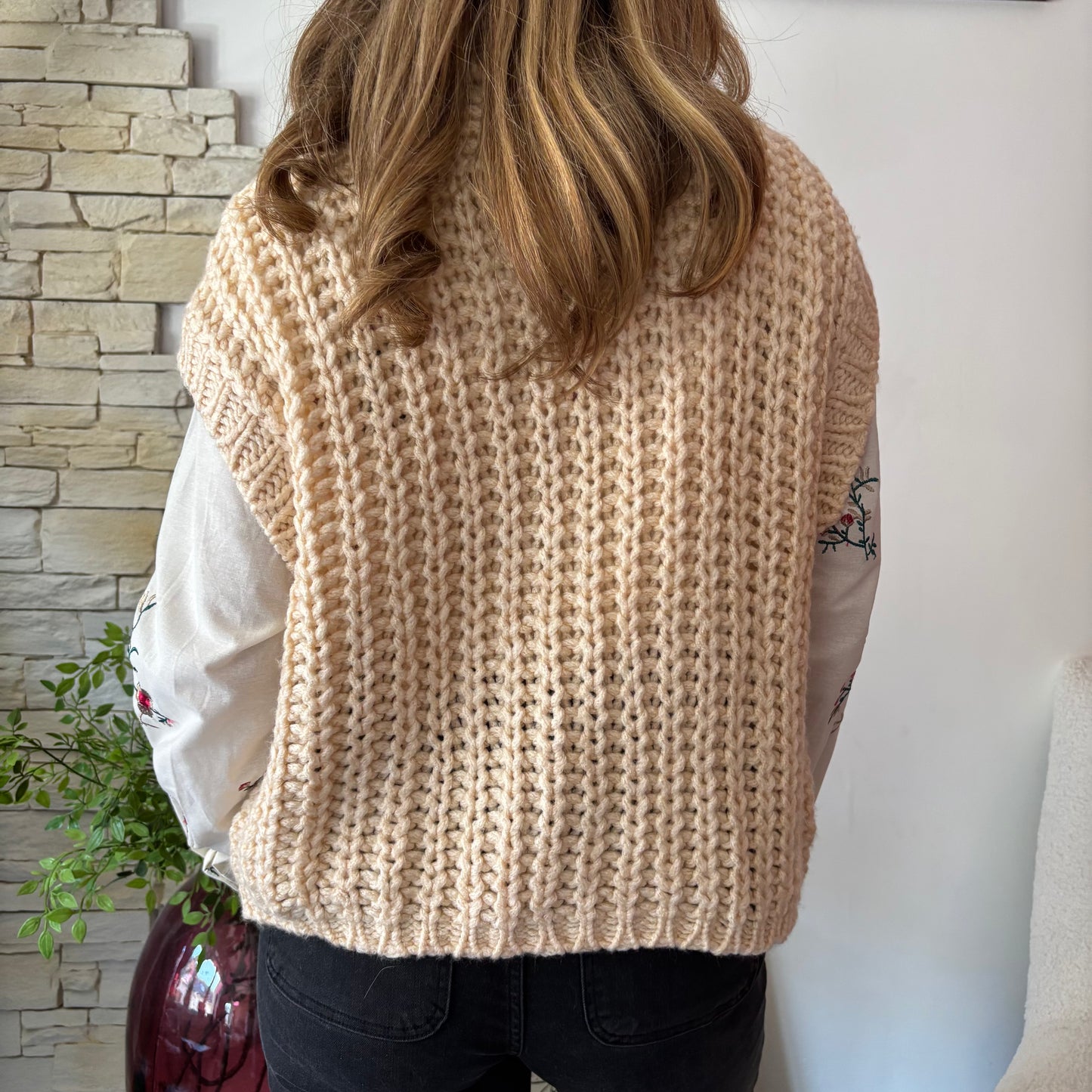 Gilet sans manches Jena Beige
