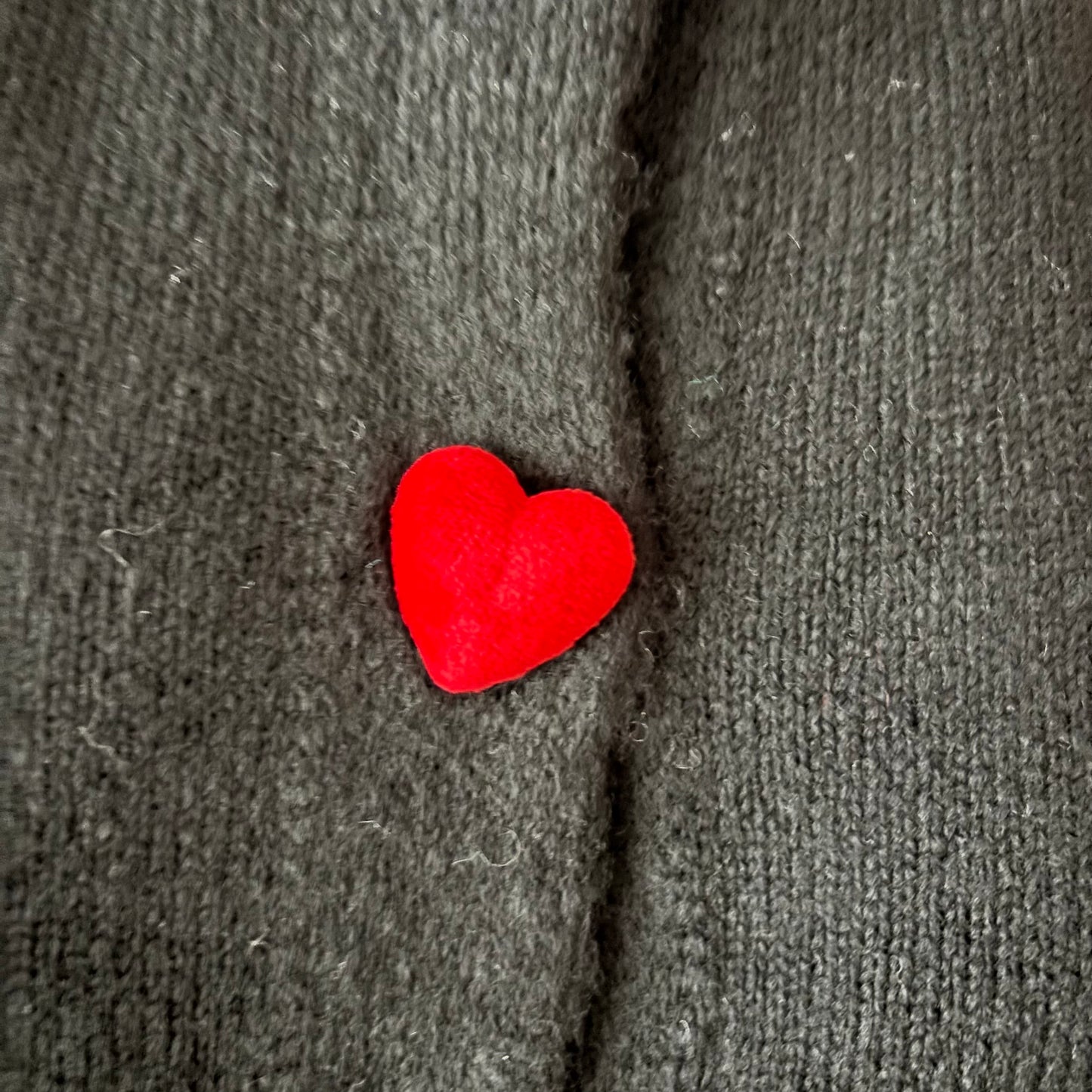 Gilet Coeur Noir