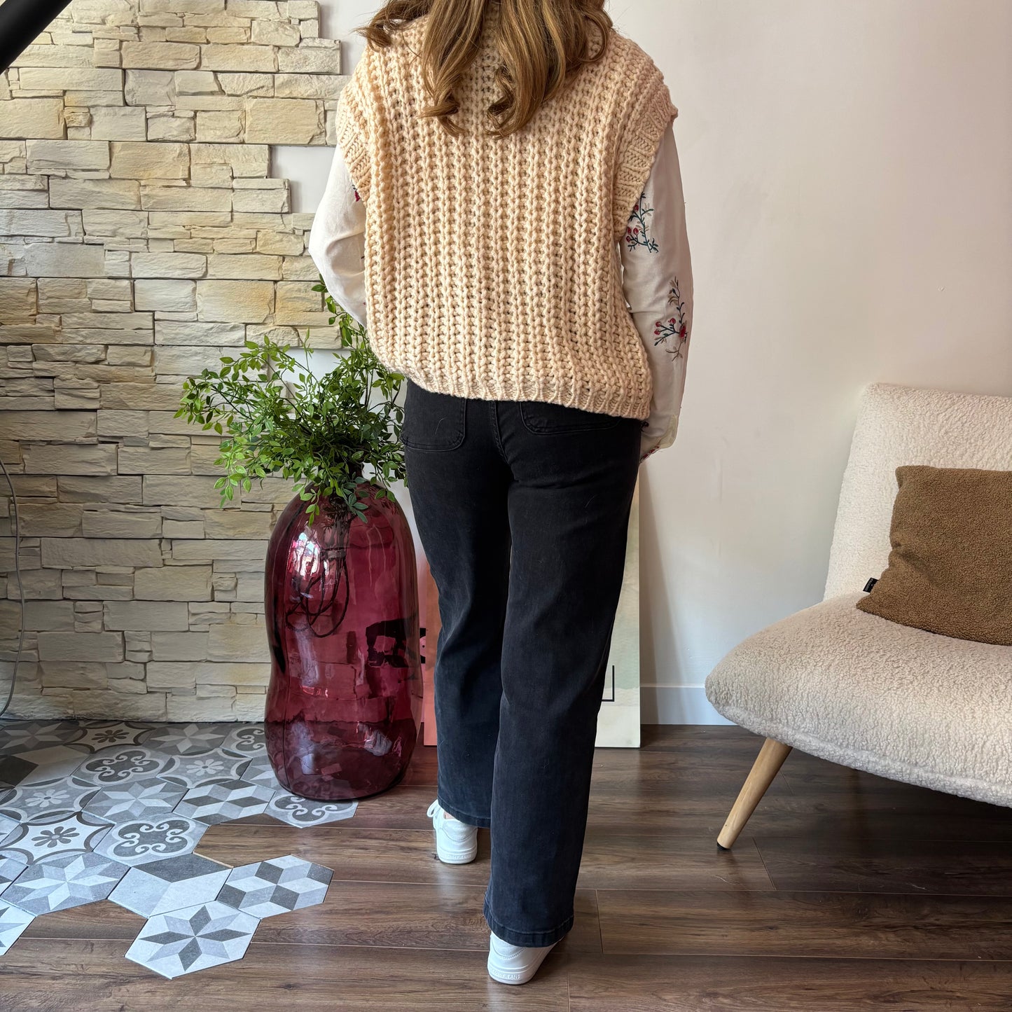 Gilet sans manches Jena Beige