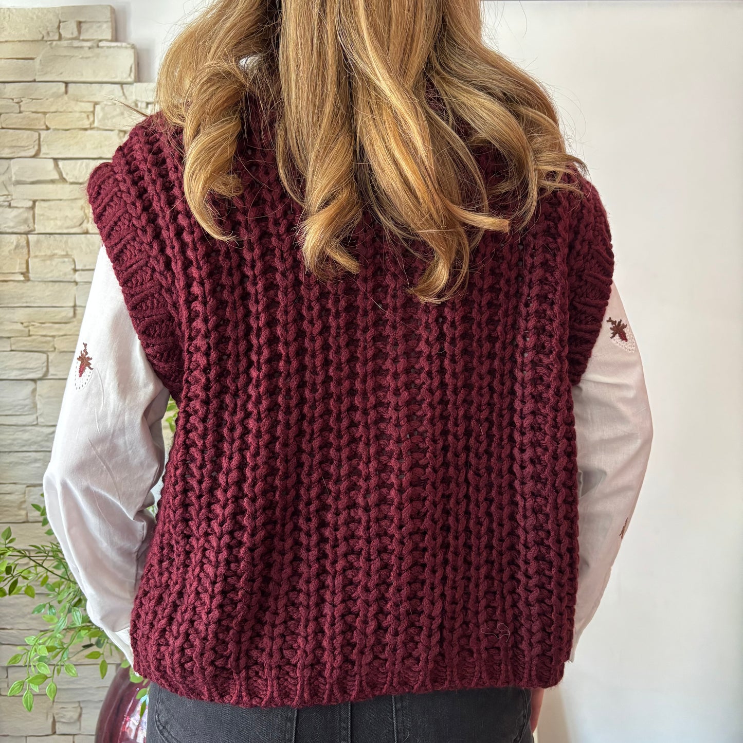 Gilet sans manches Jena Bordeaux