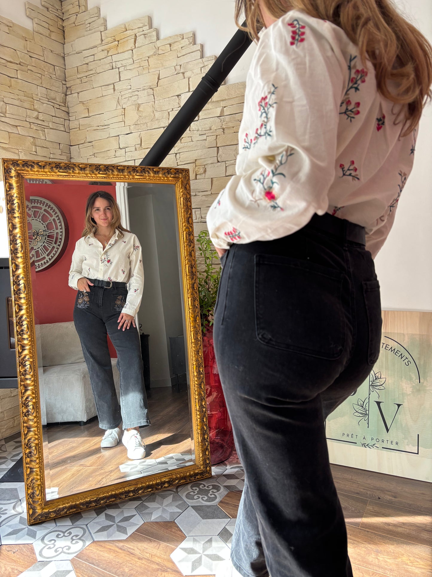 Chemise Florale