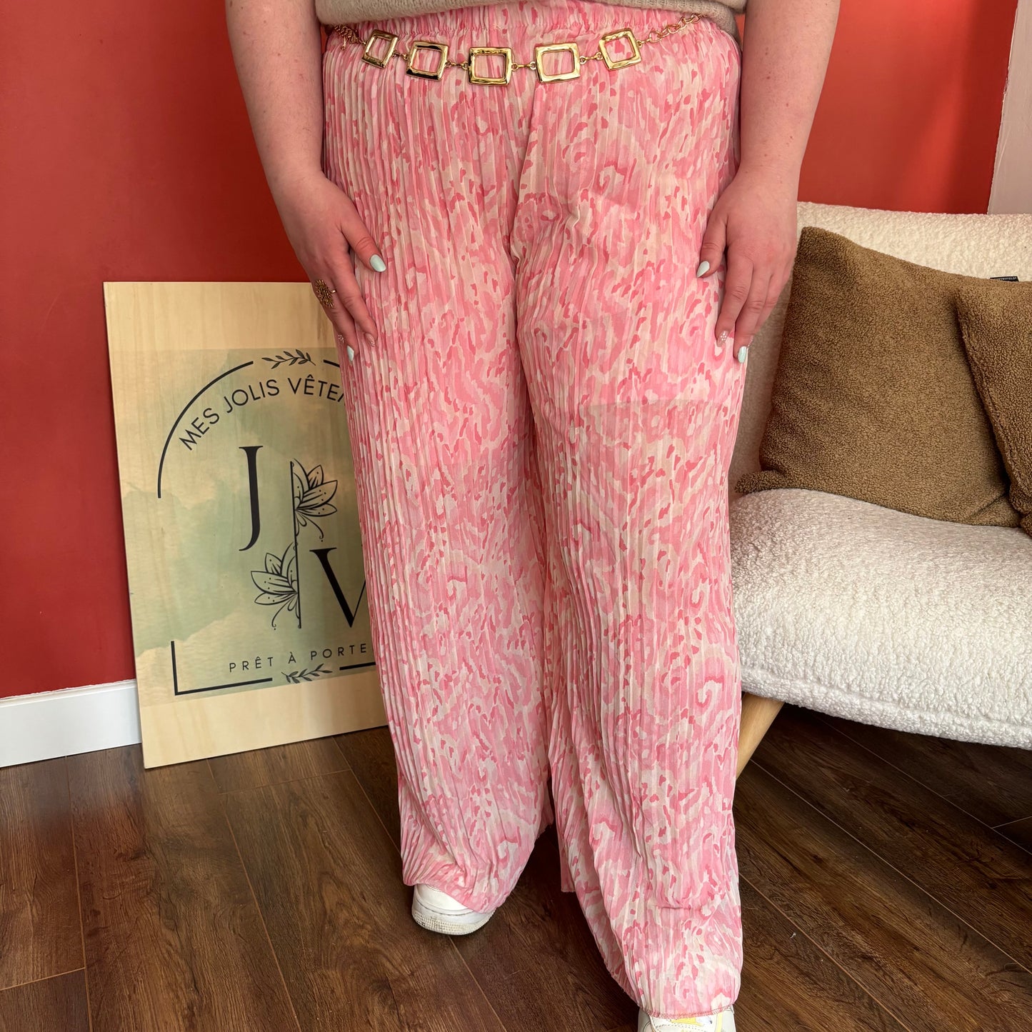 Pantalon Gladys rose