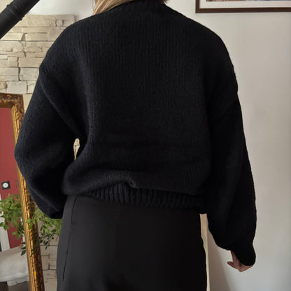 Pull Marguerite Noir