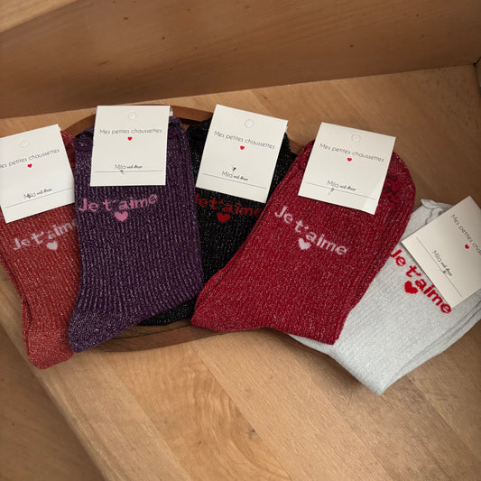 Chaussettes Je t’aime
