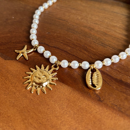 Collier Perle Plage