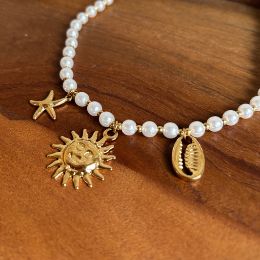 Collier Perle Plage