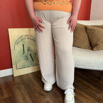 Pantalon Nora écru