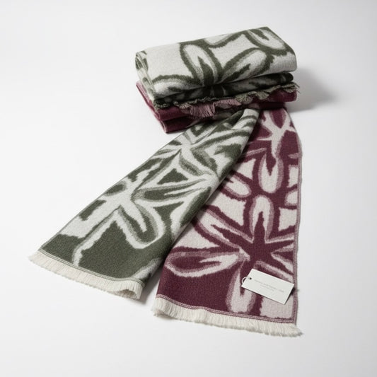 Écharpe Florale Scintillante