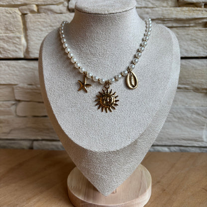 Collier Perle Plage