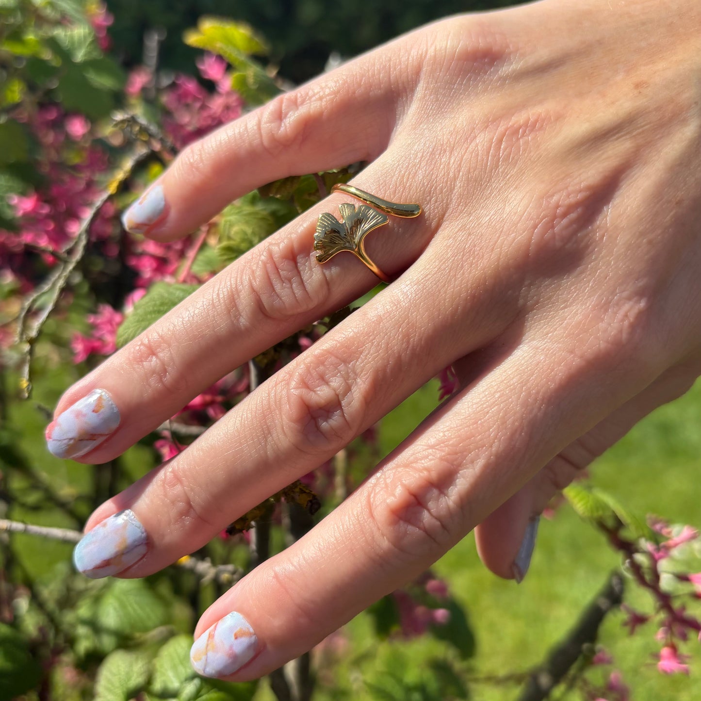 Bague Ginkgo