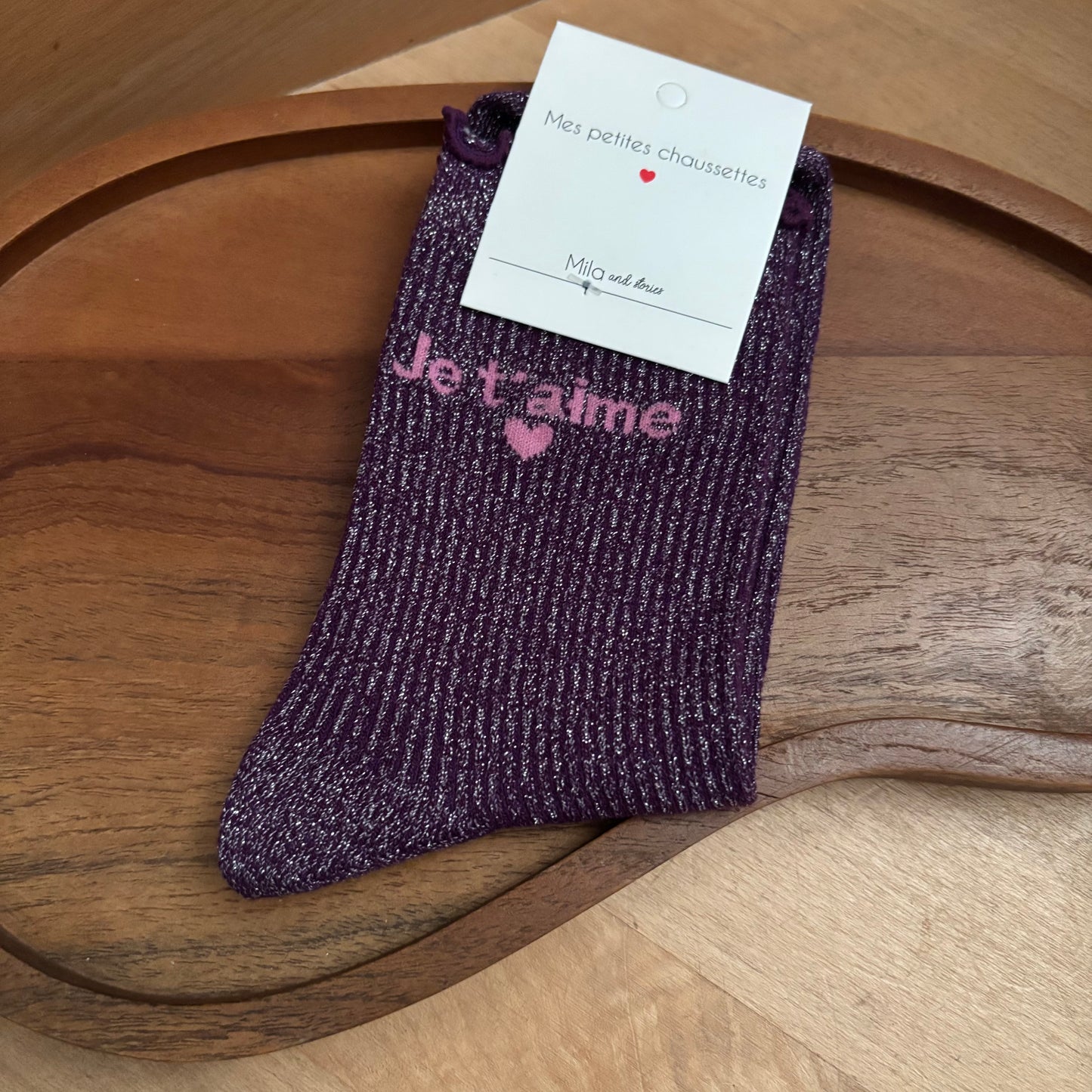 Chaussettes Je t’aime