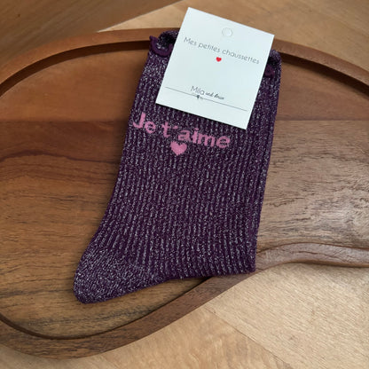 Chaussettes Je t’aime