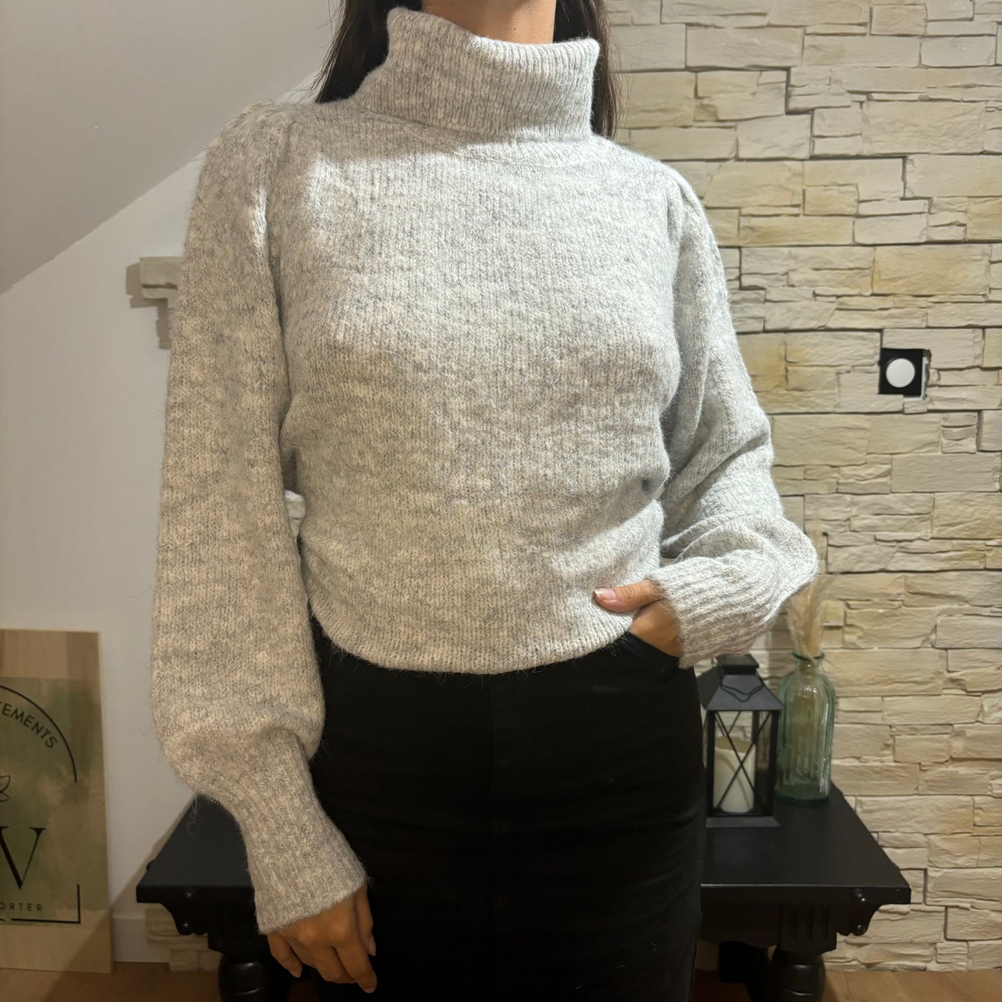 Pull Una gris