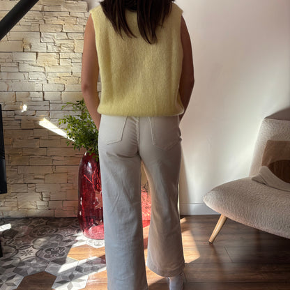 Gilet sans manche Alma jaune