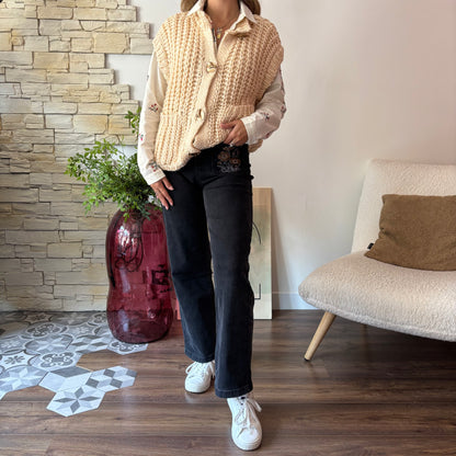 Gilet sans manches Jena Beige