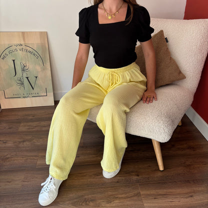 Pantalon Elena jaune
