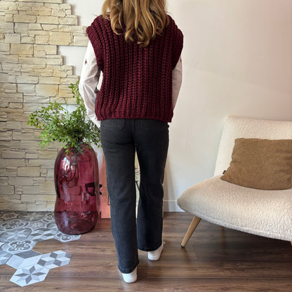 Gilet sans manches Jena Bordeaux