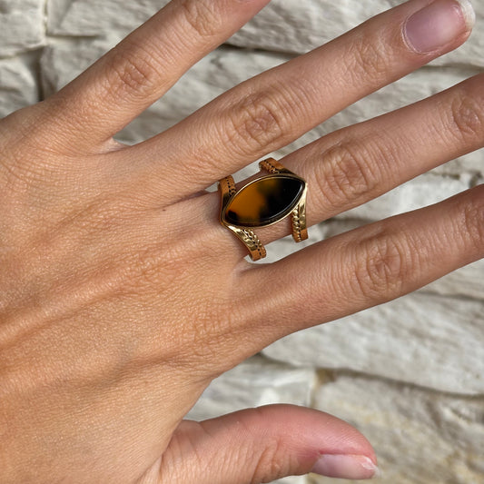 Bague Léopard Ovale