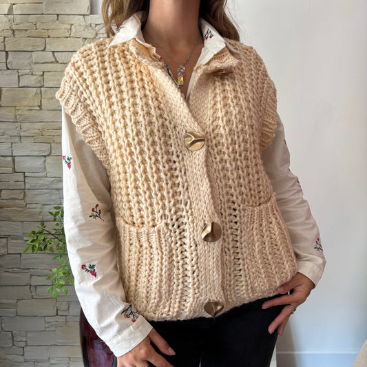 Gilet sans manches Jena Beige