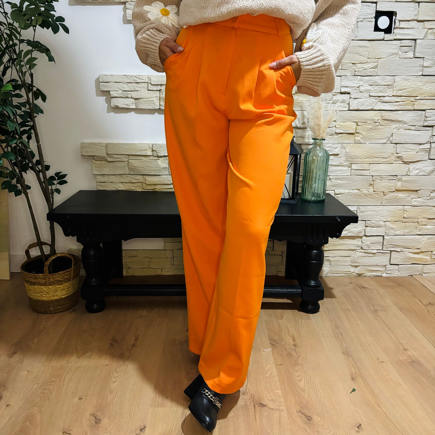 Pantalon Palazzo Orange